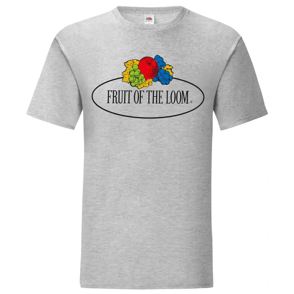 Fotl Vintage Tee Large Logo Print T-shirt - Fruit Of The Loom